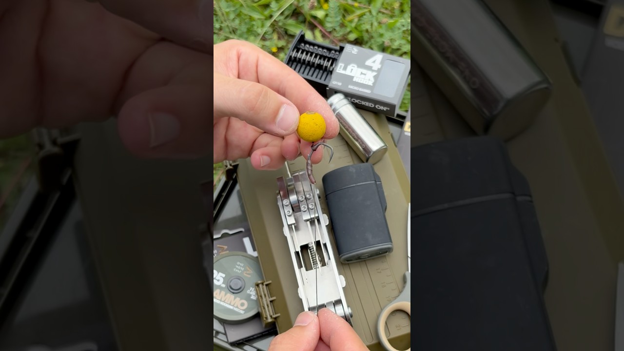 Easy Braid Carp Fishing Rig &mdash; Great For Wafter Baits! 🎣👌 #carpfishing #fishing #carprigs