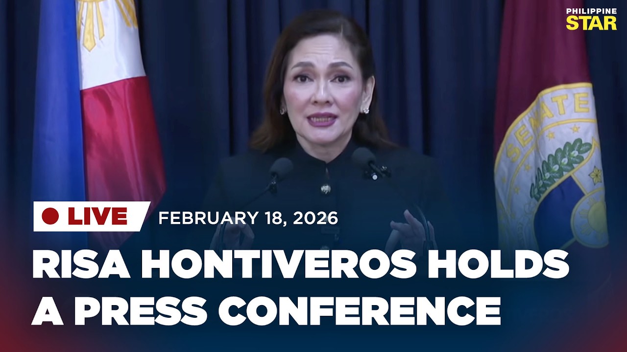 LIVESTREAM: Risa Hontiveros holds a press conference (Feb. 18, 2026)