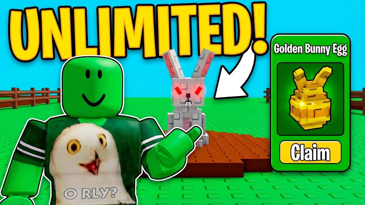 *ABUSE NOW* EASIEST METHOD TO FARM Golden Egg with EVIL BUNNY in Grow a Garden Roblox...