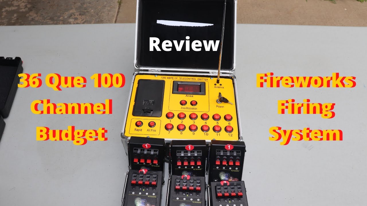 36 Que 100 Channel Budget Fireworks Firing System Review