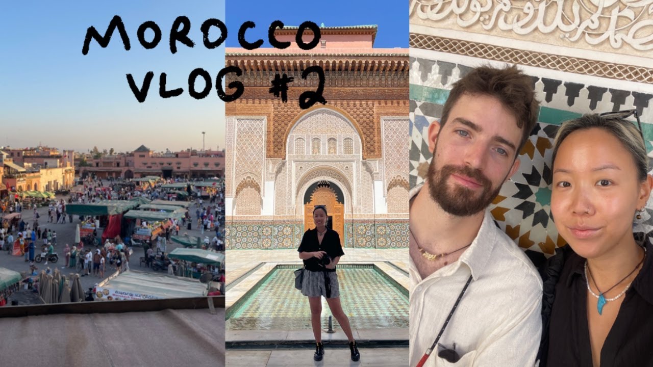 [Morocco Vlog #2] Madrasa Ben Youssef, Marrakech Photography Museum, Night Life & Drive to Essaouira