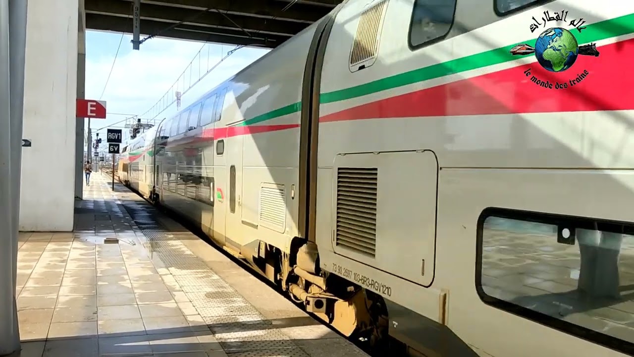 TGV en gare de Kenitra