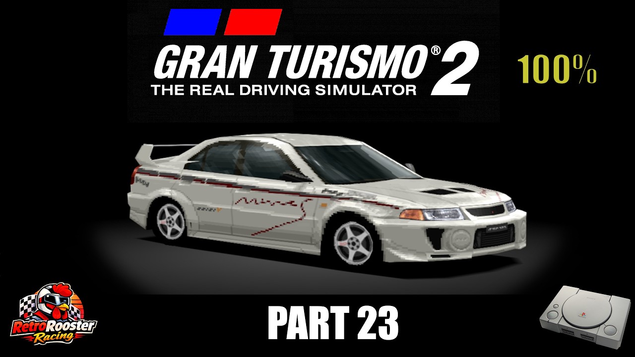 Gran Turismo 2 PS1 – Part 23 | European League | Mine's Lancer Evolution V