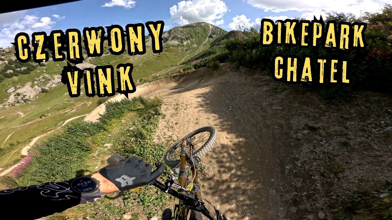 Czerwony Vink Line - Chatel l Rollercoaster na rowerze l Dollo POV: 3