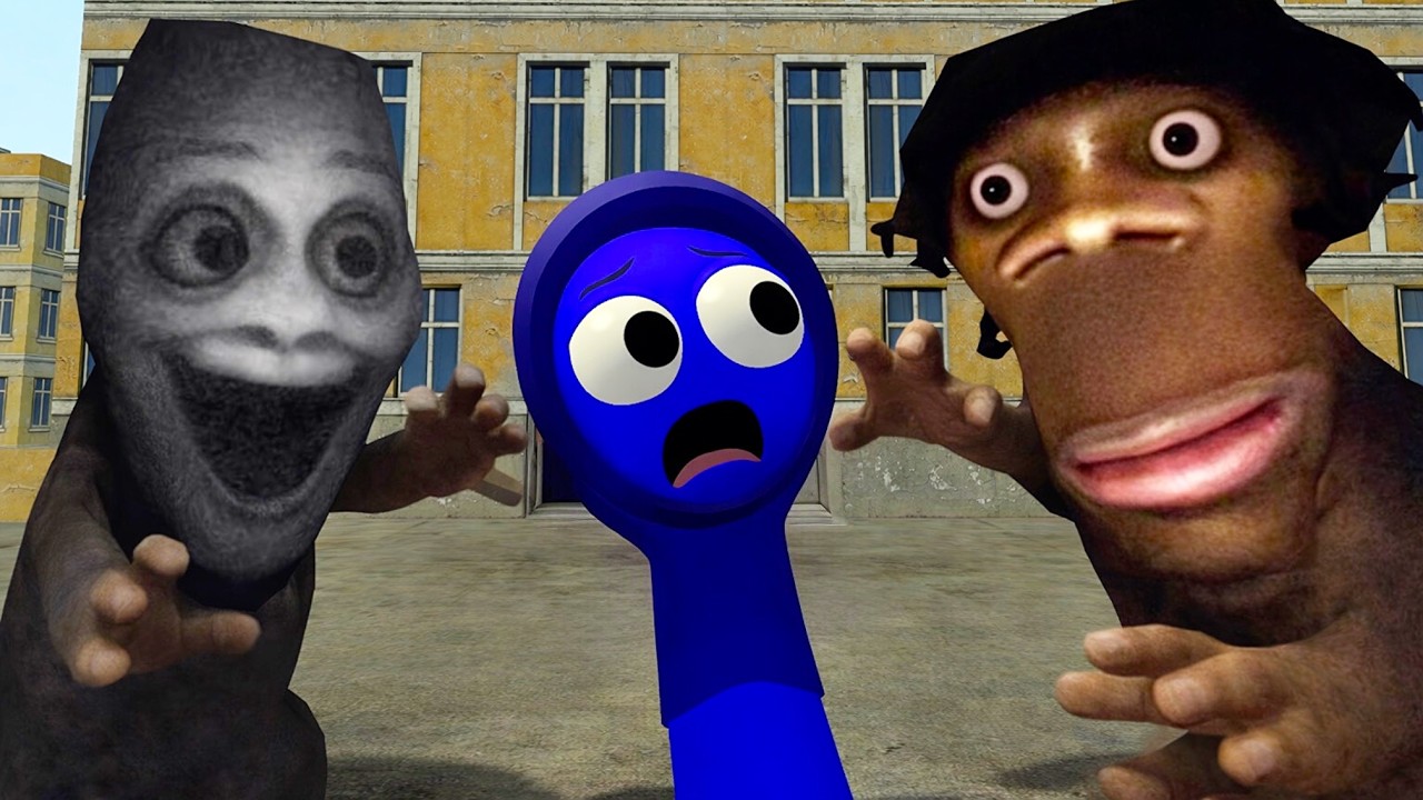 Sprunki vs Nextbots: Jevin and the Big City! In Gmod
