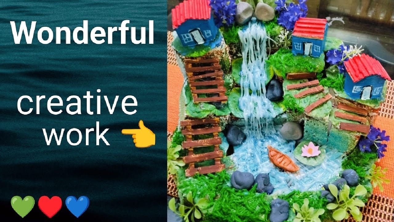 ❤️​পাহাড়ের বুকে মেঘের বাড়ি, সাথে ঝরনার মিতালি//house of clouds in the heart of the mountains,💚❤️