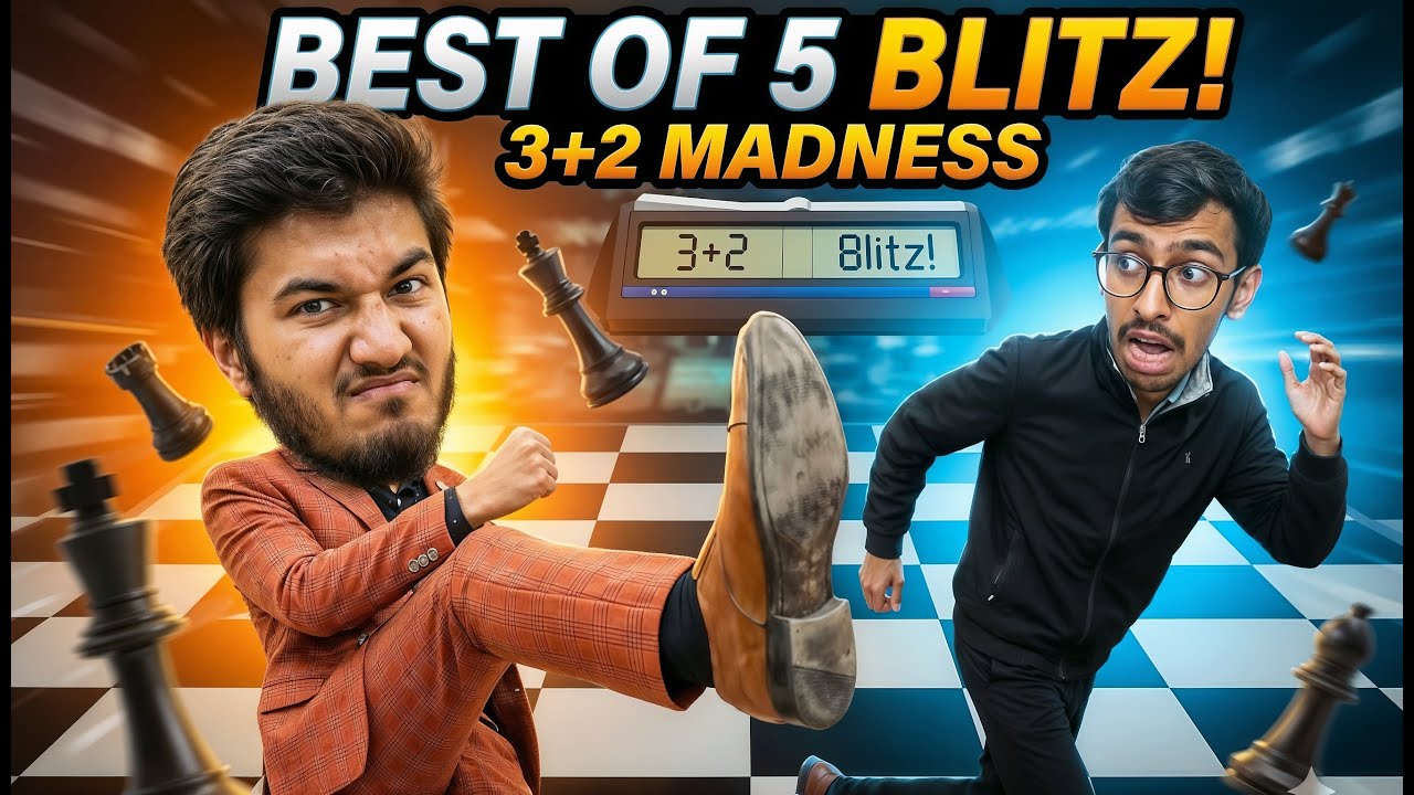 This 3+2 Blitz Chess Match Got Crazy | Best of 5 vs Owais