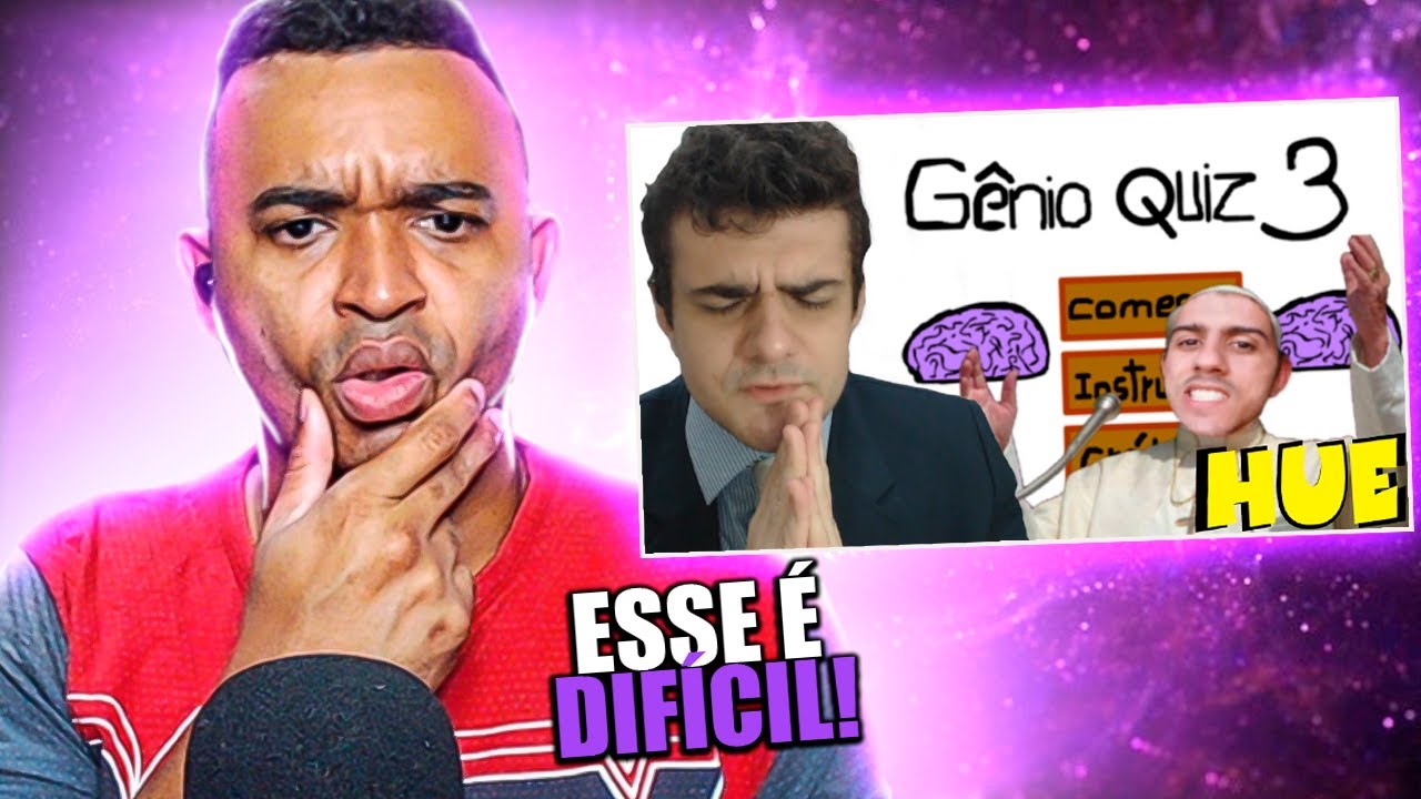 REACT | GÊNIO QUIZ 3 DA PAZ (OU DA DESTRUIÇÃO?) - HUEstation