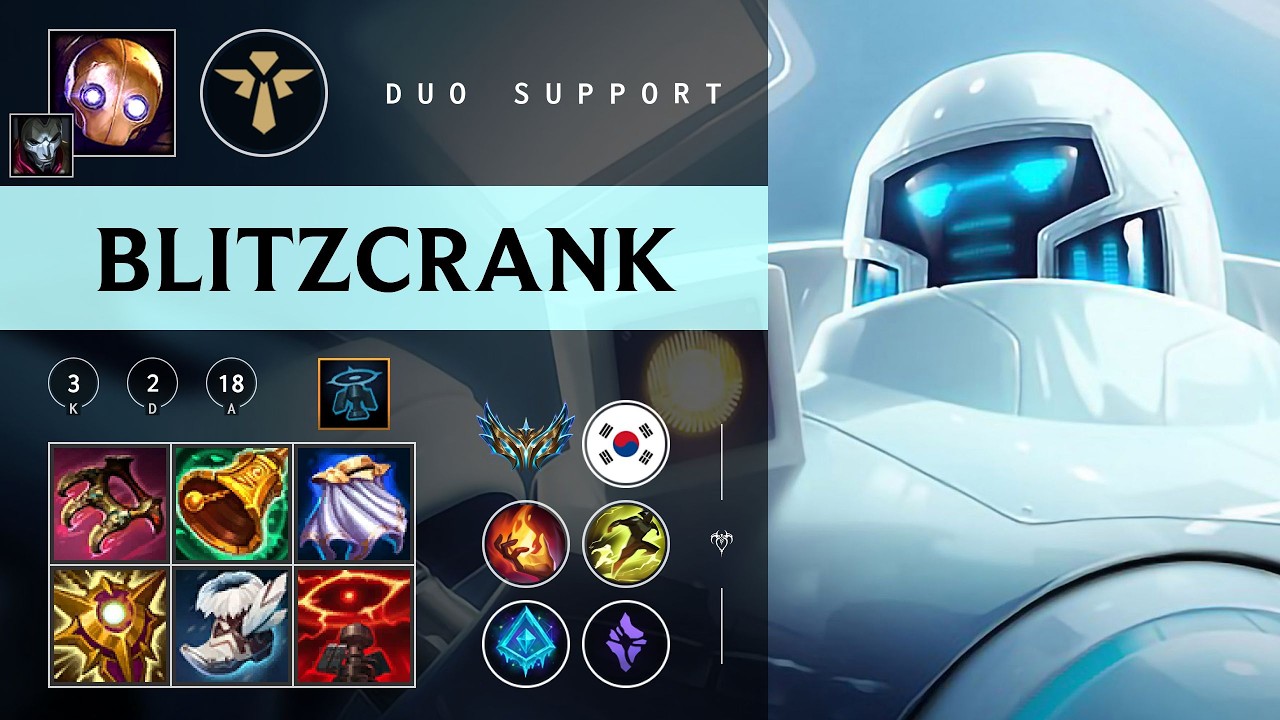 Blitzcrank Support vs Fiddlesticks - KR Challenger Patch 26.04