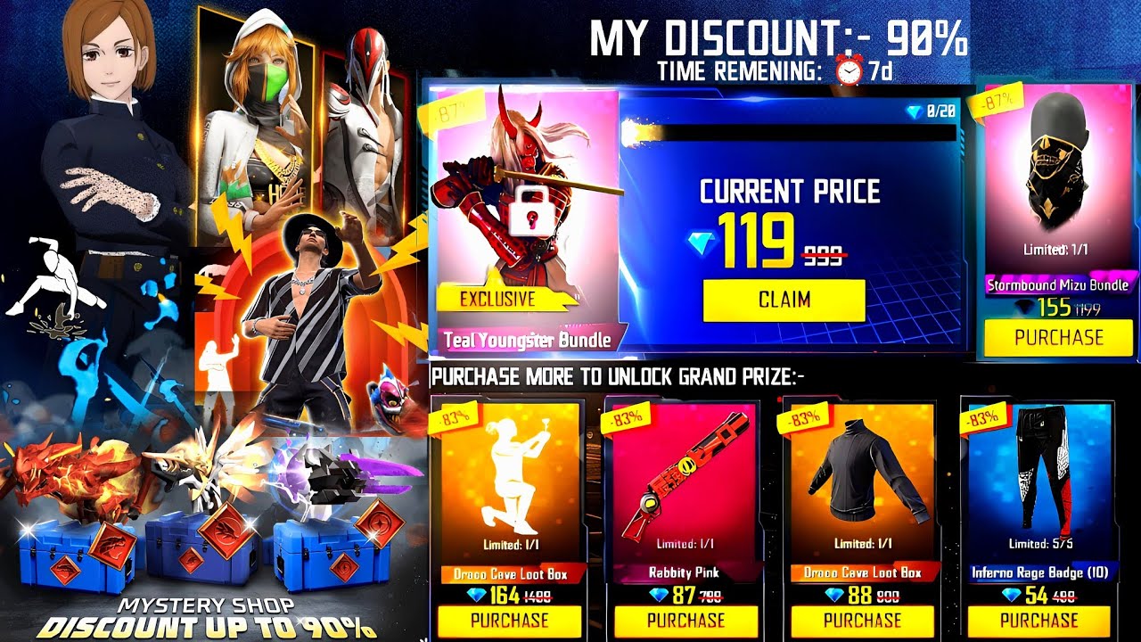 30Jan Mystery Shop Free Fire Review😱|FF NEW EVENT | FREE FIRE NEW EVENT|UPCOMING EVENTS IN FREE FIRE