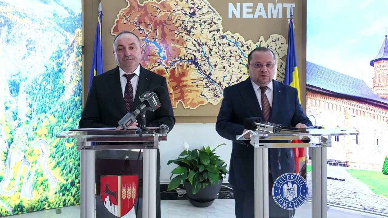 Pregătirea autorităților din Neamț pentru sezonul de iarnă - conferință de presă