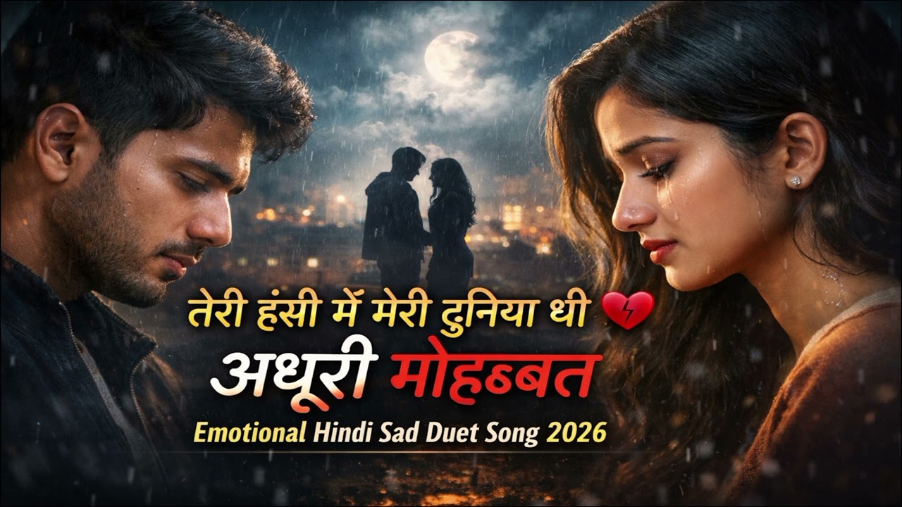 तेरी हँसी में मेरी दुनिया थी 💔 | अधूरी मोहब्बत 2.0 | Emotional Hindi Sad Duet Song 2026