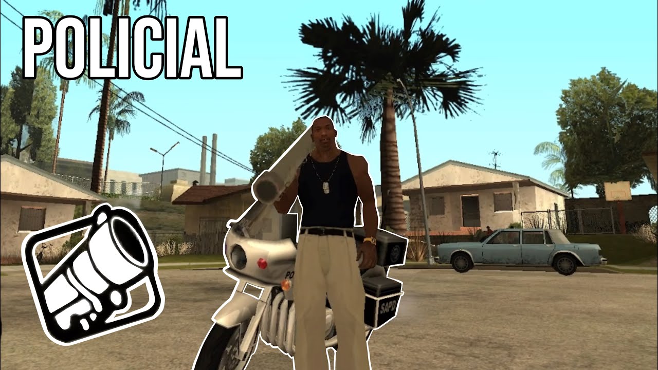 Sendo policial por um dia no GTA SAN ANDREAS