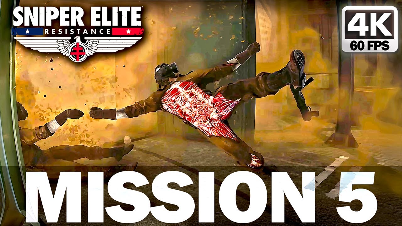 SNIPER ELITE RESISTANCE - Mission 5 Devils Cauldron - Gameplay Walkthrough 4K 60FPS