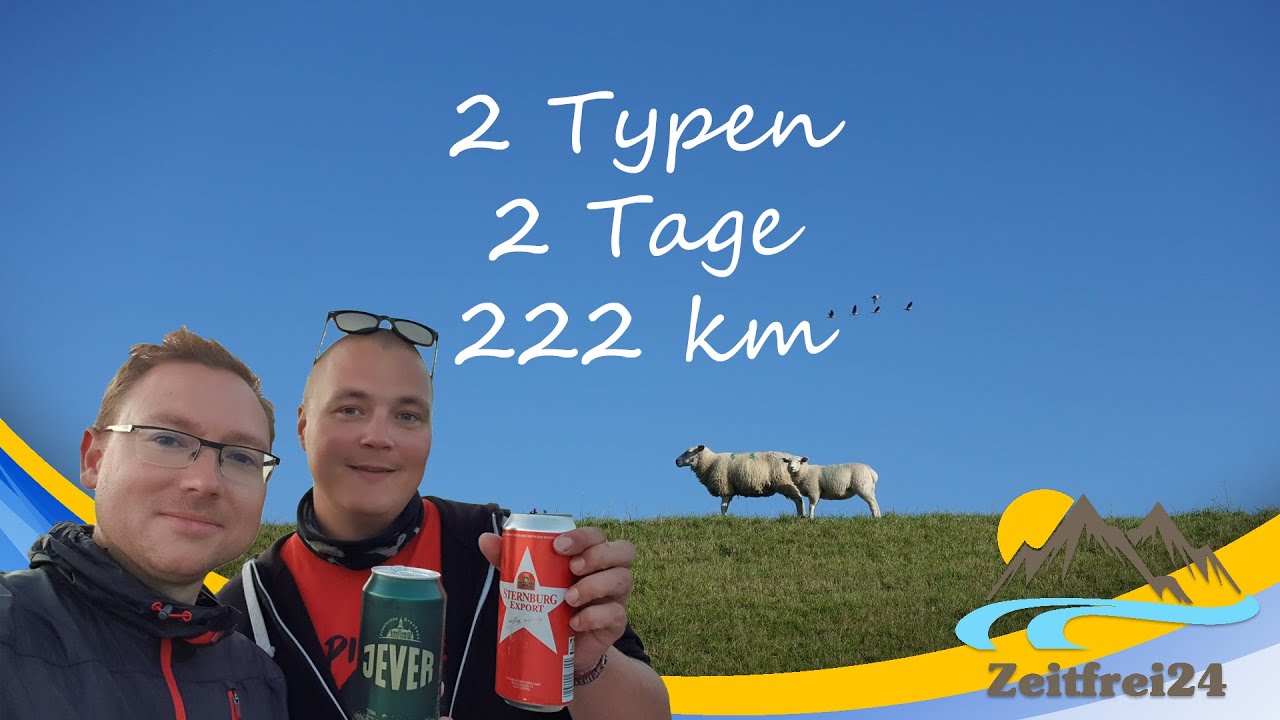 Von Osnabrück an die Nordsee | Fahrrad Tour | 2 Typen 2 Tage 222 km | Von der Friedensstadt ans Meer