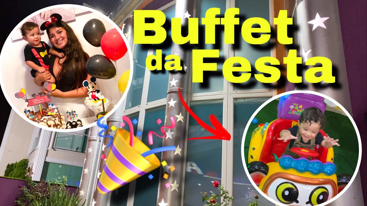 ESCOLHEMOS O BUFFET DA FESTA DO RAFA + DEGUSTAÇÃO! 🎉