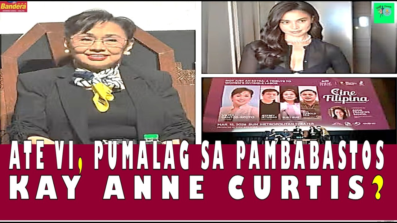 VILMA SANTOS, PUMALAG SA PAMBABASTOS KAY ANNE CURTIS? 😮 #vilmasantos #annecurtis #ekstra #viral