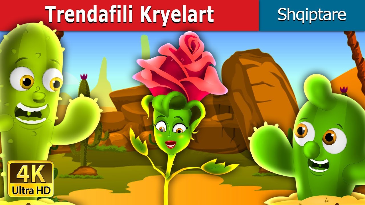 Trendafili Kryelart | The Proud Rose Story in Albanian | @AlbanianFairyTales