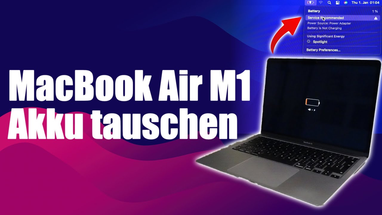 MacBook Air M1 Akku tauschen – so einfach geht’s! Schritt-für-Schritt Anleitung