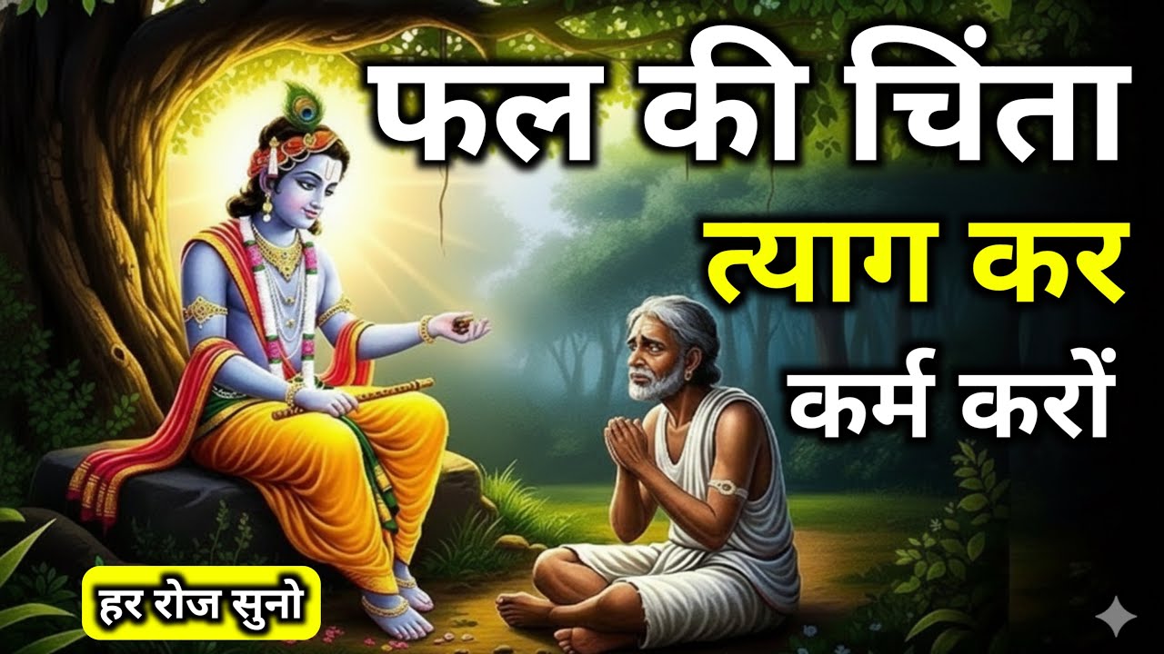 फल की इच्छा त्यागो सभी दुखों का होगा अंत | Shrimad Bhagwat Gita Saar | Krishna Motivation
