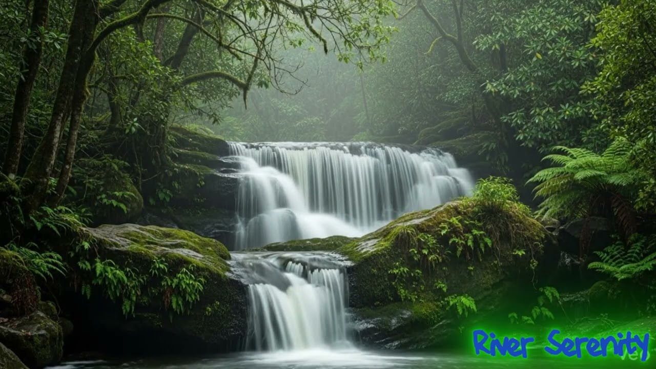 relaxing river sounds for instant sleep 🌿 Calming natural water atmosphere