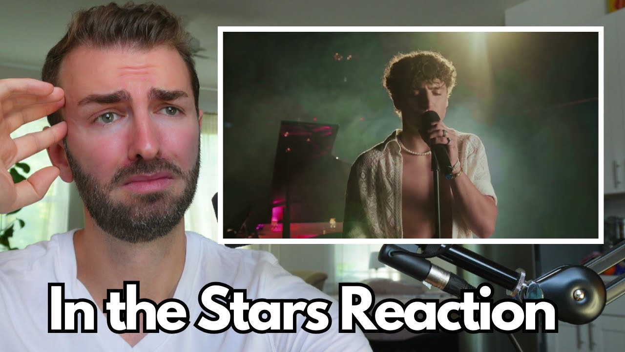 First Time Reaction to | Benson Boone - In The Stars (Live) |