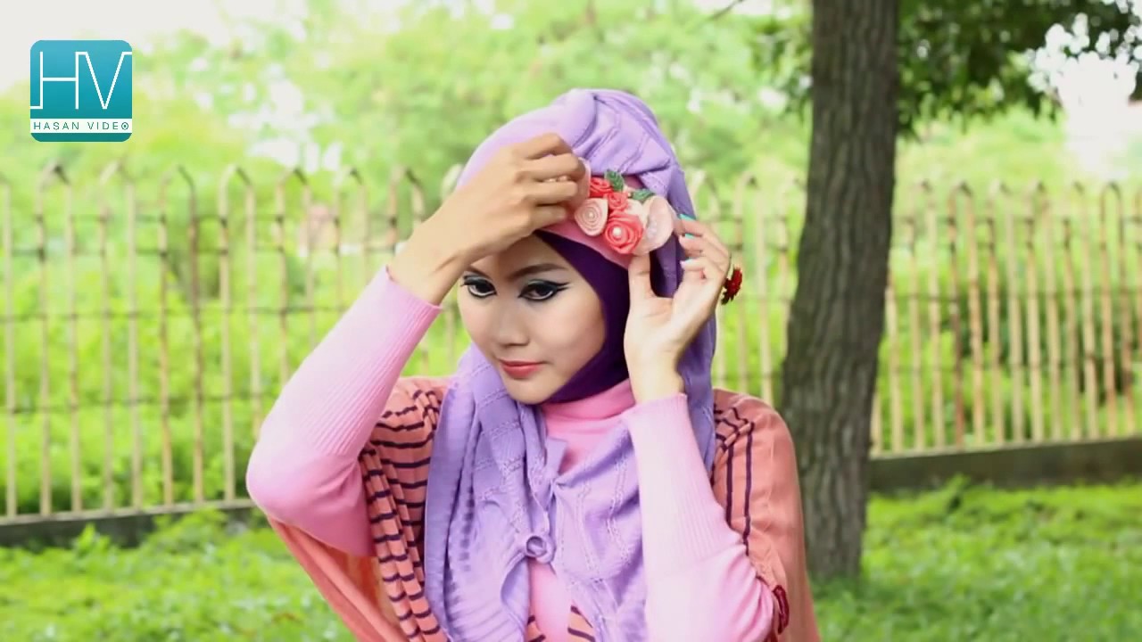 Tutorial Hijab Simple   Tutorial Hijab Pesta Vemoza by Didowardah #2