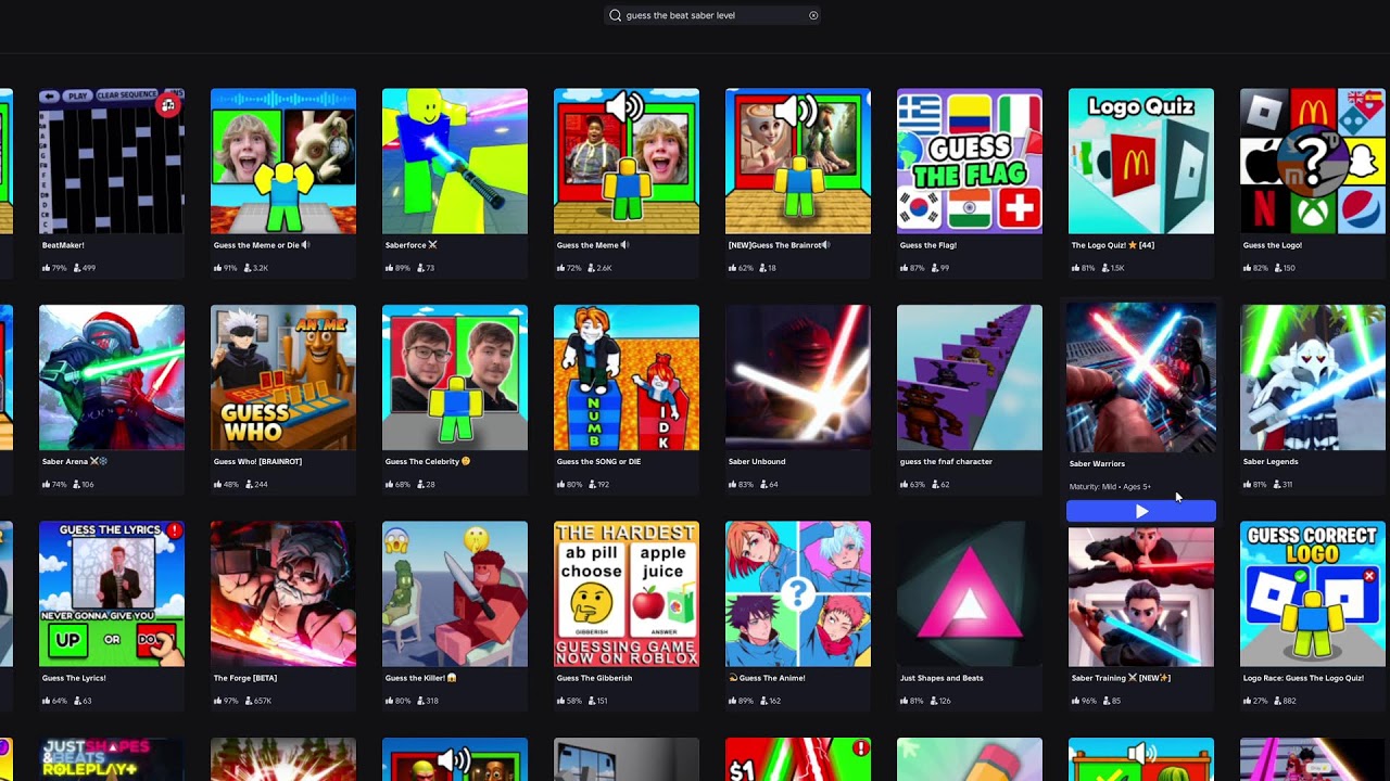 beat saber player gets banned from roblox for uploading too much beatleader ranked slop