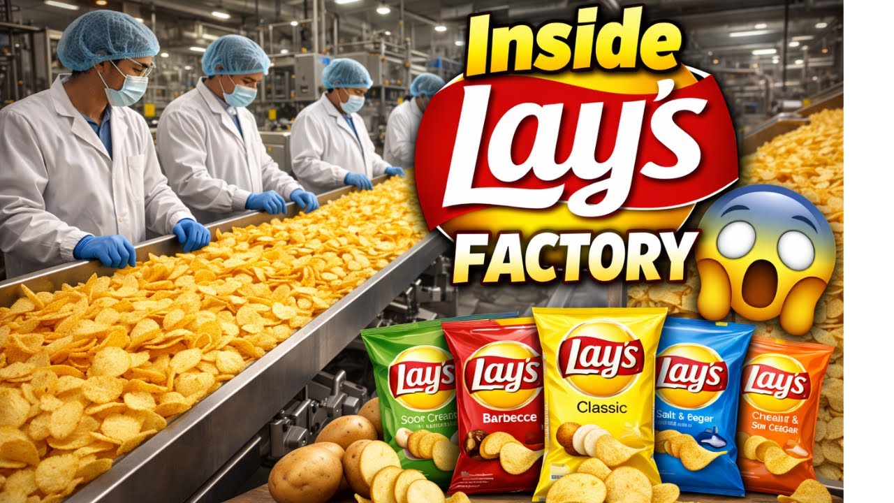 Inside the Lay&rsquo;s Factory | How Potato Chips Are REALLY Made!