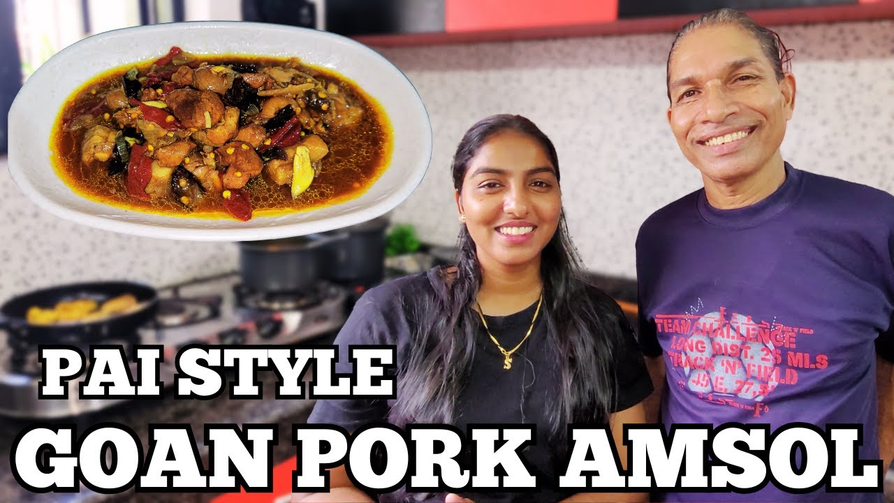 PAI Style Goan Pork Amsol Recipe | Home Made Pork Amsol |Add Spice With Spaina  #konkanivlog