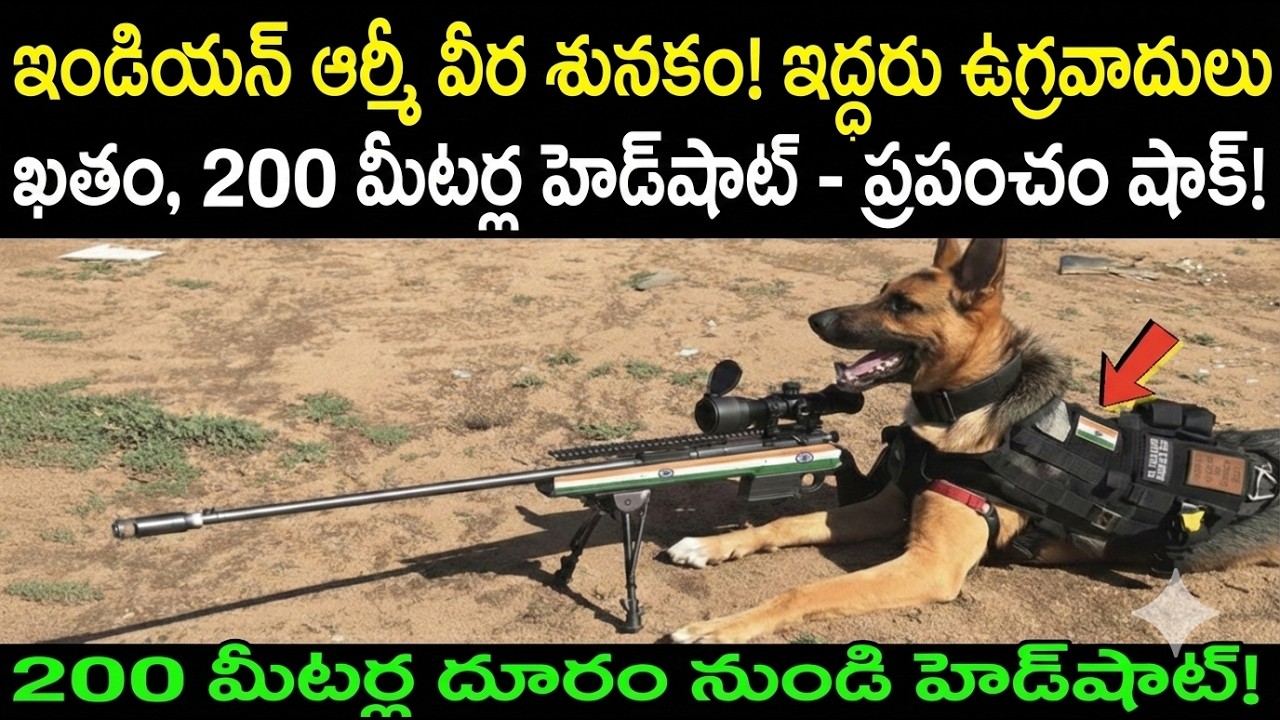 Unbelievable! Brave Indian Army Dog Takes Down 2 Terrorists, Shocks the World