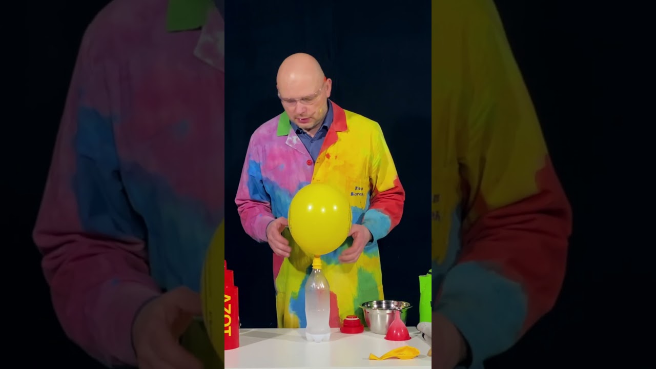 Ciekły azot w butelce 💥 Wybuchowy balon #experiment