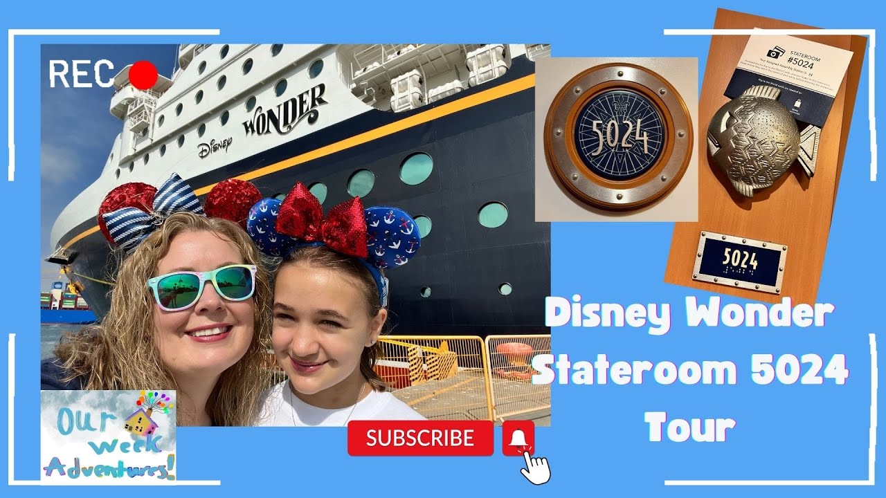 Disney Wonder Stateroom 5024 Tour