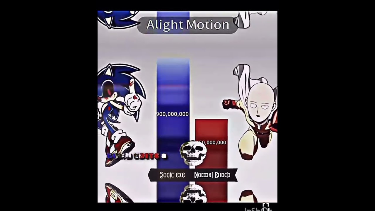 Sonic vs saitama 💀 #sonic #onepunchman #supersonic #edits
