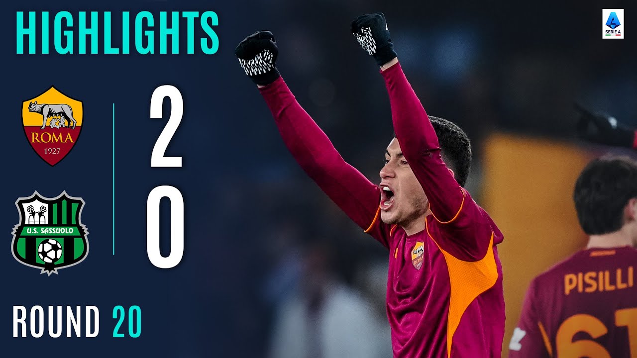 ROMA-SASSUOLO 2-0 | HIGHLIGHTS | Kon&eacute; and Soul&eacute; Strike Two in Three Minutes   | SERIE A 2025/26