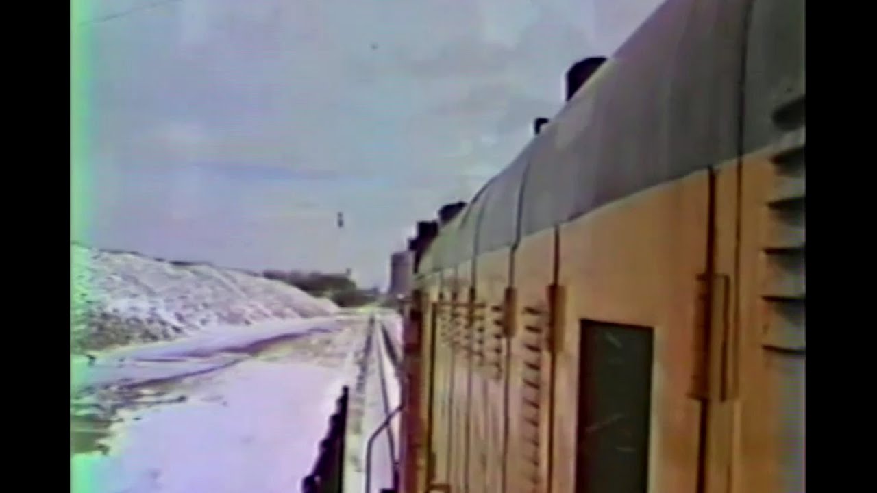 Alco RS-2 Cab Ride - TSBY 466 - Vassar to Caro MI - Dec 1990