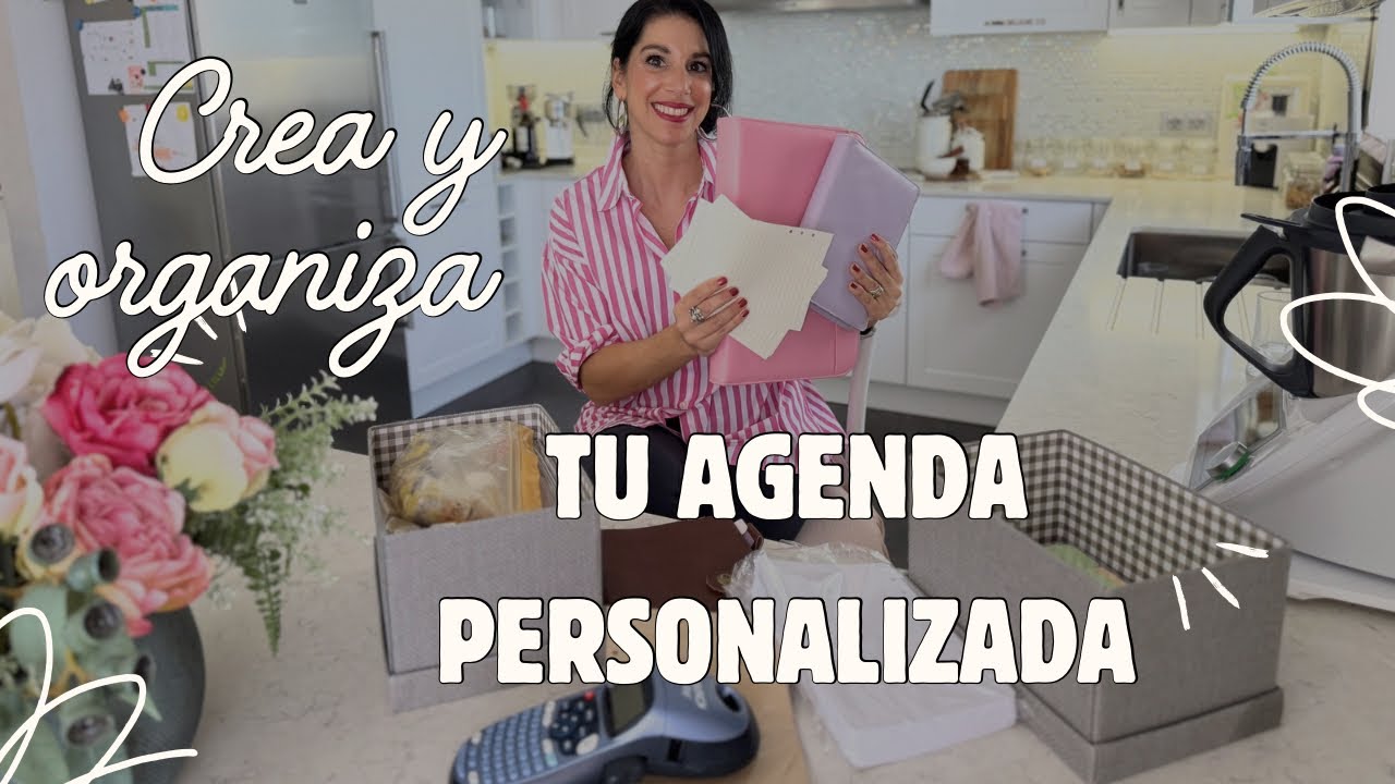 ✨Organización en casa: crea conmigo tu agenda sin gastarte mucho dinero 