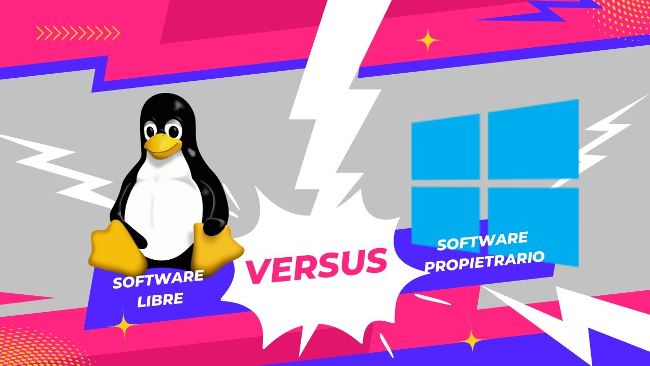 Software Propietario (privativo) vs Software Libre (de código abierto) análisis del @ProfeCarlosLeal