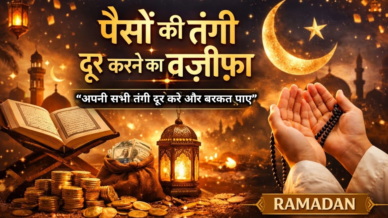 21 दिन में बदलाव देखें – रिज़्क का वज़ीफ़ा🕌 घर में बरकत और हलाल रिज़्क के लिए वज़ीफ़ा