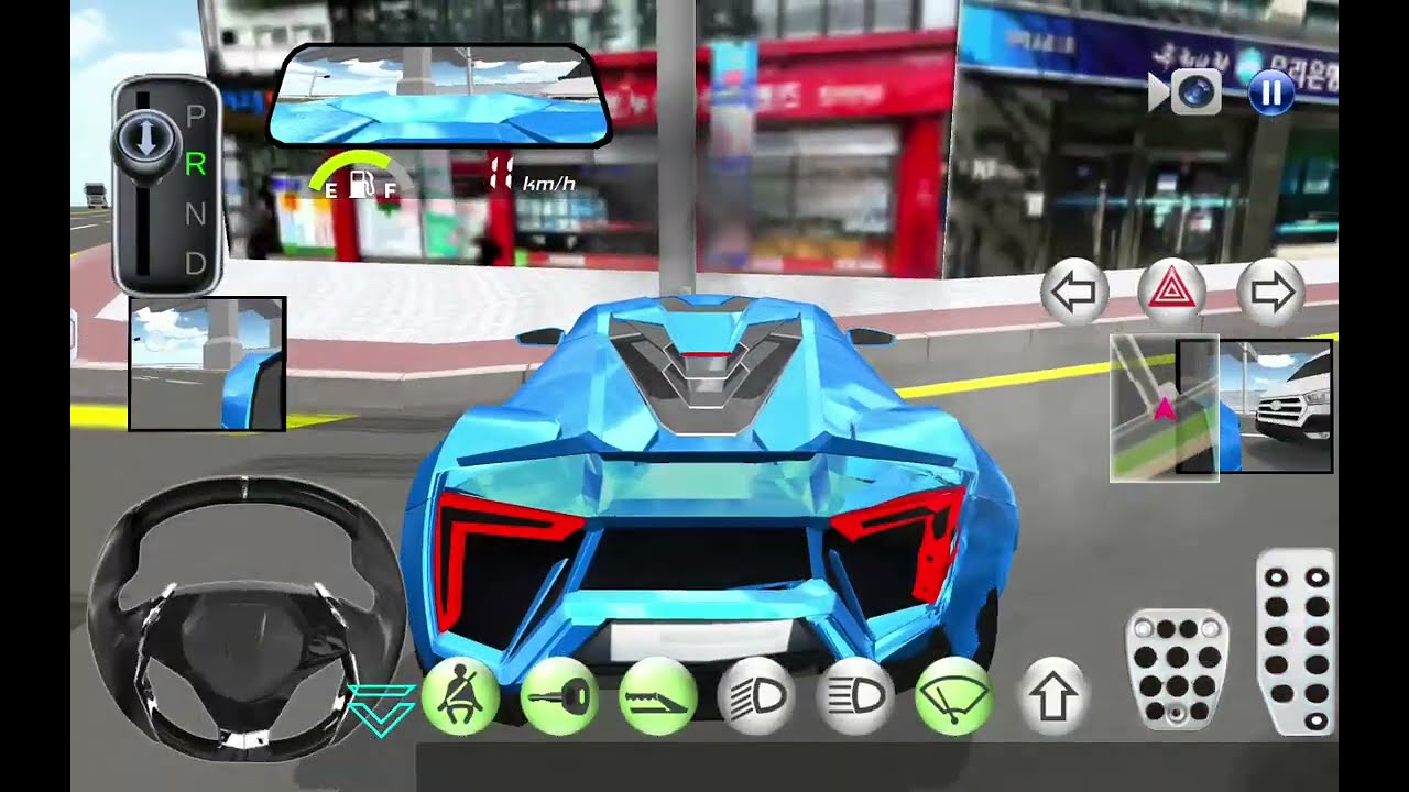 New Blue Bgati G76 For Parking - 3d Driving Class android game || Car Game #gameplay #cargame