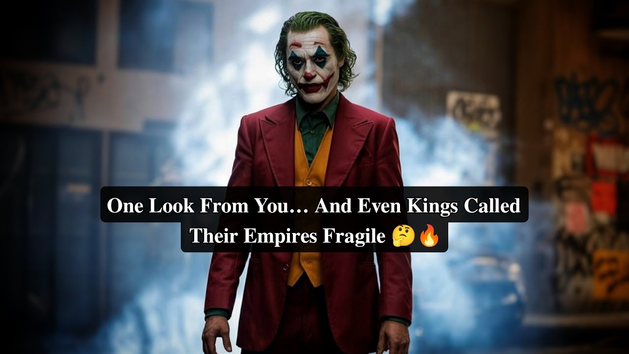 YOUR SILENT STARE BROKE EMPIRES… NOW KINGS FEAR YOUR NAME | JOKER SPEECH DARK MOTIVATION
