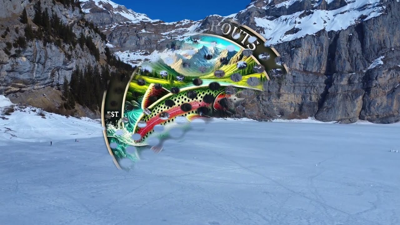 Eisfischen am Öschinensee 🎣❄️ Magische Wintermomente im Berner Oberland