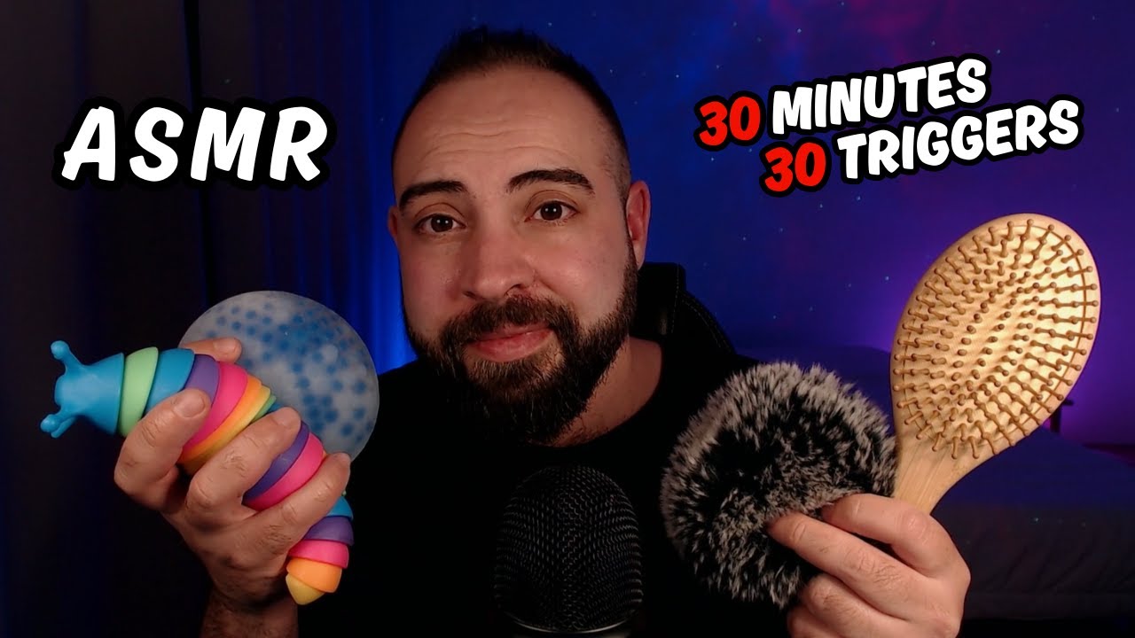 ASMR No Talking : 30 Minutes / 30 Triggers 🔥