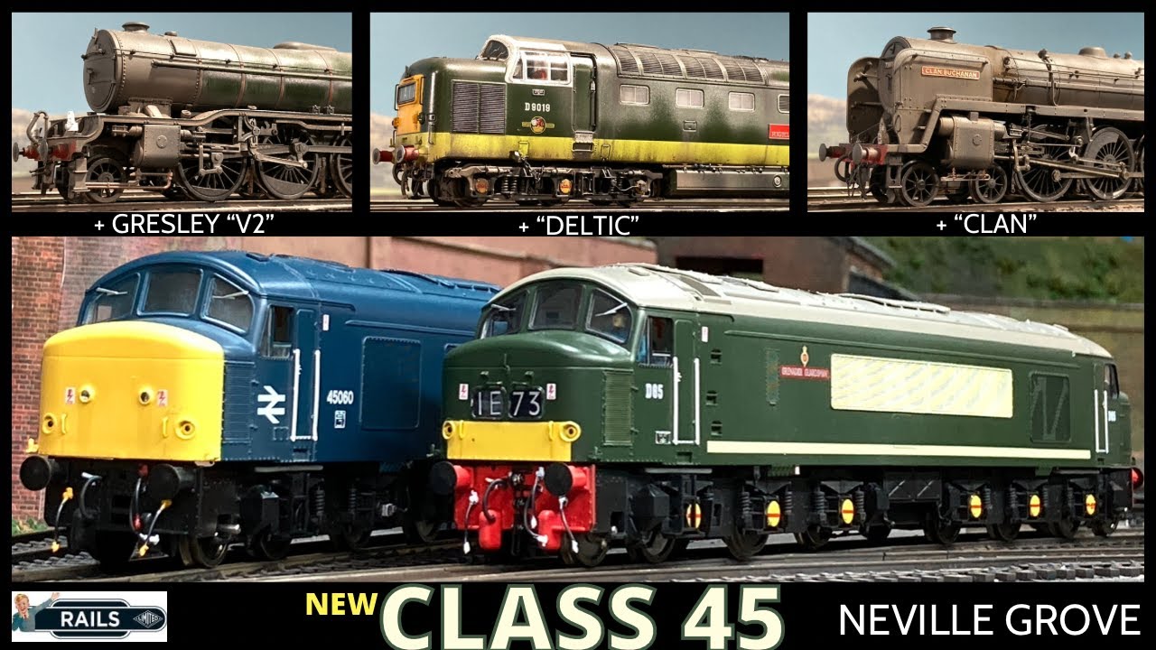 HELJAN'S PEAKY BLINDERS: All new class 45 + V2, Clan & Deltic in action with Real Sounds