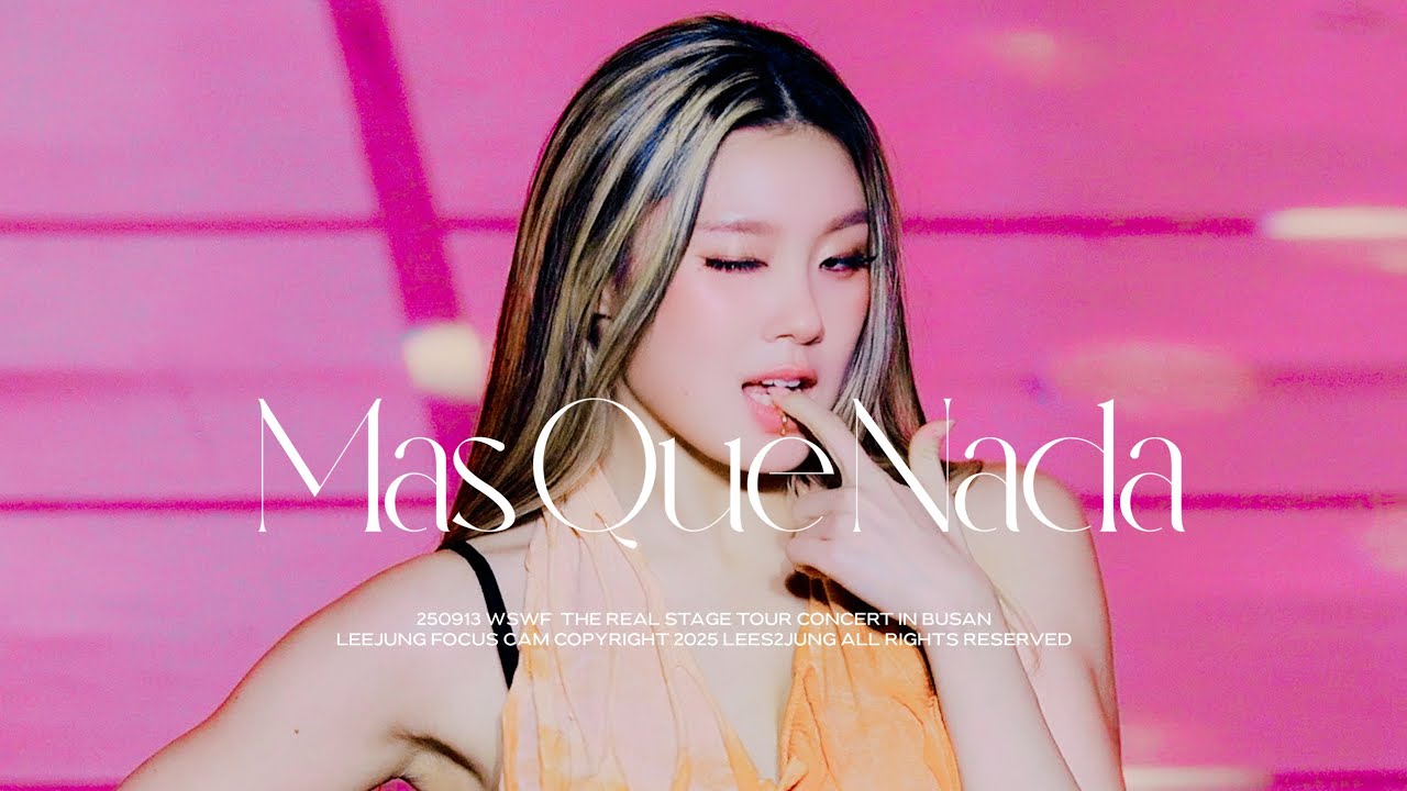[4K] 250913 WSWF CONCERT 'Mas Que Nada' LEEJUNG Fancam 리정 직캠 | THE REAL STAGE TOUR BUSAN