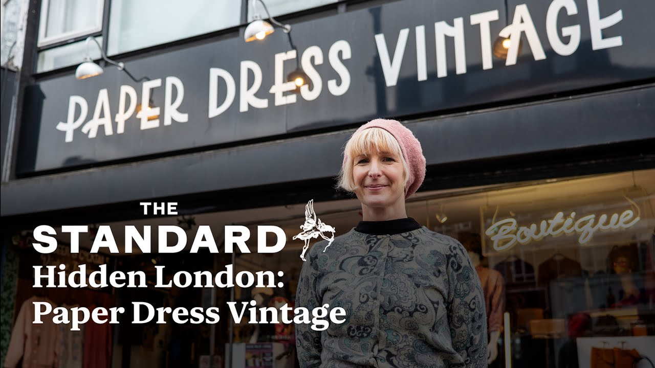 Hidden London Paper Dress Vintage YouTube