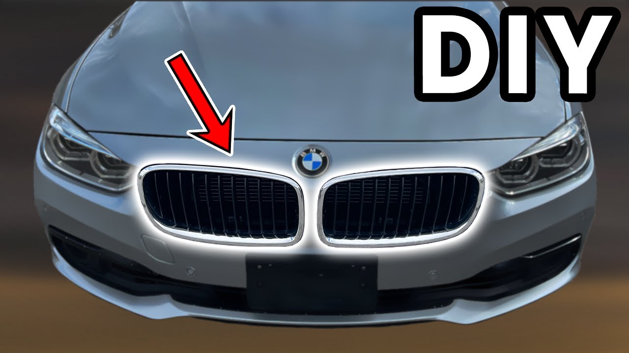 DIY 2013-2018 BMW 320I Grille Removal | How To Remove BMW 320I Upper Grille