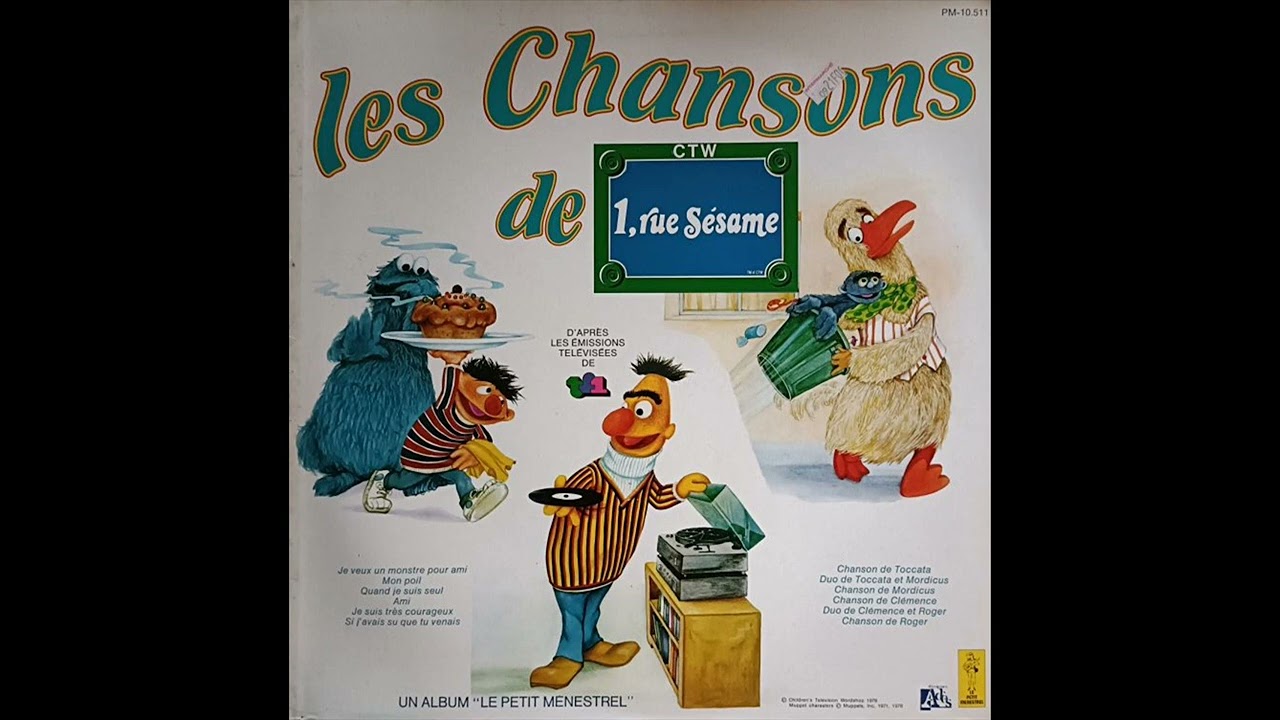 1 rue S&eacute;same - Les chansons de 1, rue S&eacute;same (LP - 1978)