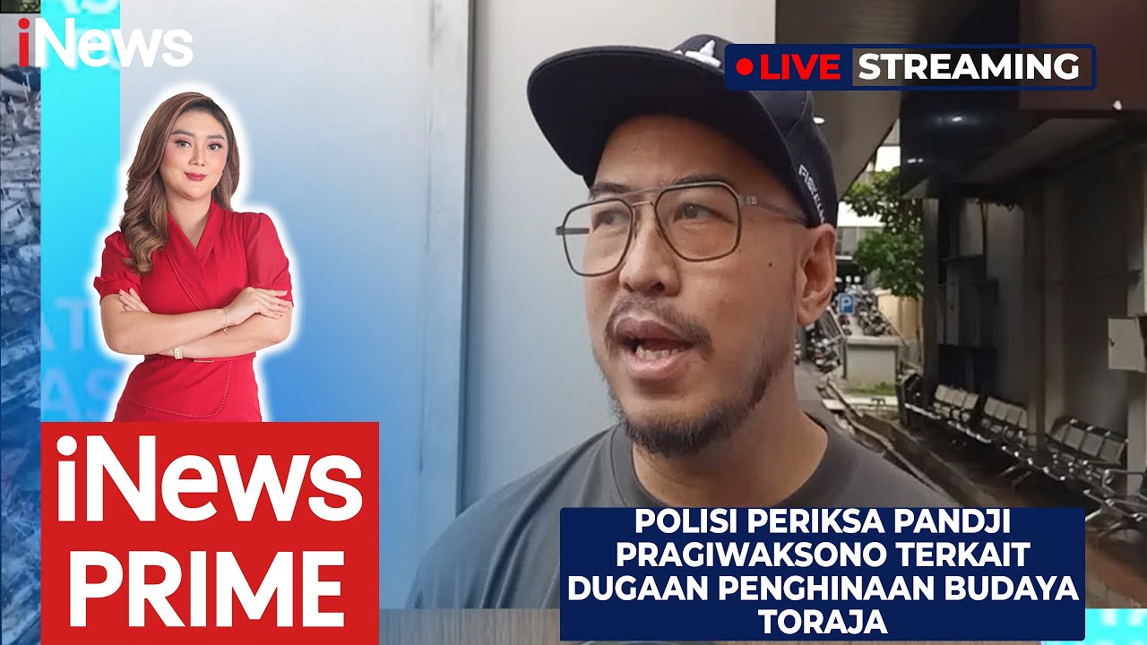 🔴LIVE | Polisi Periksa Pandji Pragiwaksono terkait Dugaan Penghinaan Budaya Toraja| iNews Prime 2/2