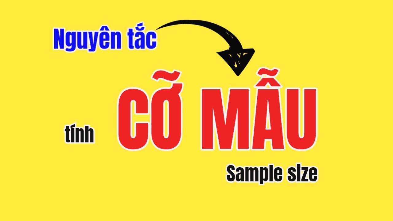 Nguyên tắc tính cỡ mẫu nghiên cứu | TS.BS.Vũ Duy Kiên